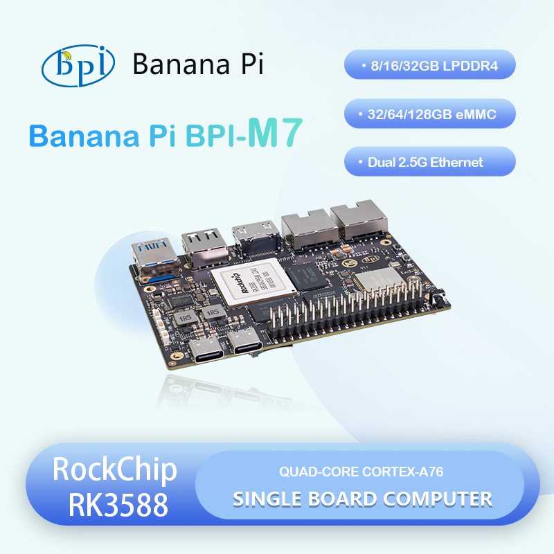 Banana Pi Bpi-m7 Rockchip Rk35 - Banana Pi Bpi M7 Rk3588 recensie en prijs