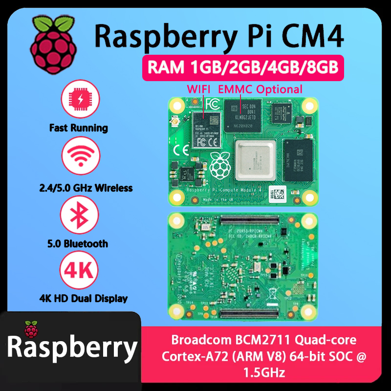 Raspberry Pi CM4 1GB/2GB/4GB/8 - Compute Module 4 32Gb Wifi recensie en prijs