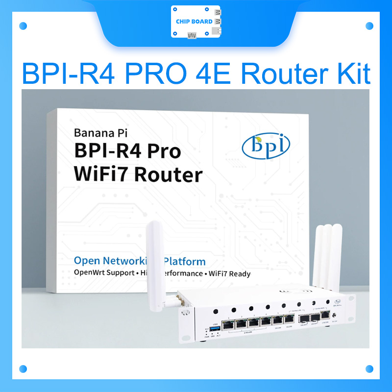 Banana Pi BPI-R4 PRO 4E Router - Bananapi Bpi R4 Wifi 7 recensie en prijs