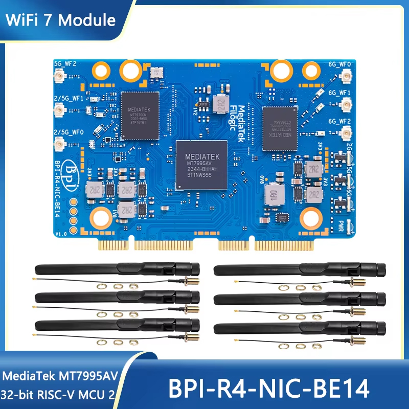 Banana Pi BPI-R4-NIC-BE14 WiFi - Bananapi Bpi R4 Wifi 7 recensie en prijs